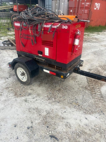2024 Shindaiwa DGW400MDL Kubota D902 Engine, 23 HP, Dual Op Welder, Wire, Arc, Droop Stick, Tig, and CC Stick Functionality, Simulphase, 3 Phase and 1 Phase Gen Output, Single Axle NB Trlr, Slr Trckl Chrg 12V 12W, Fire Ext