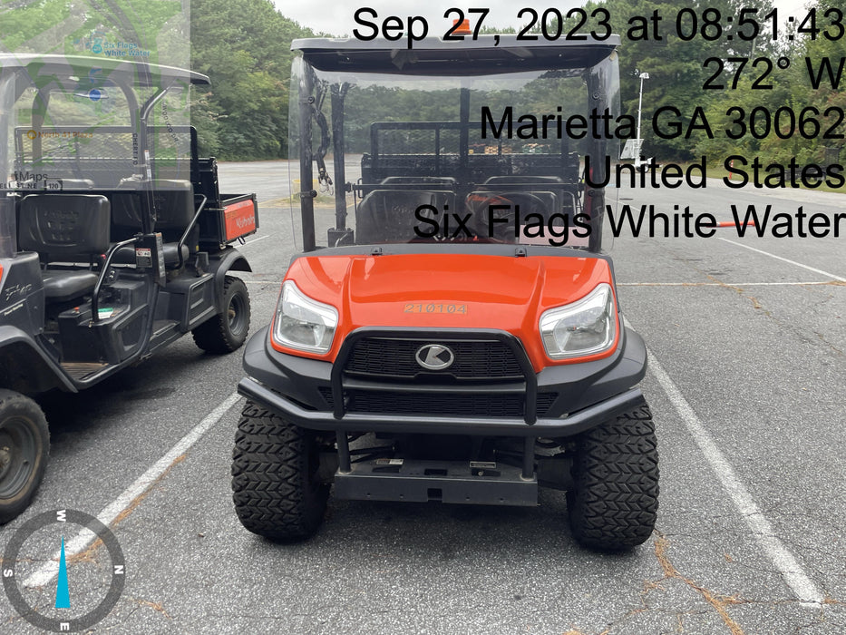 2022 Kubota RTV-X1140W-H Plastic Canopy, Windshield Acrylic Clear, LED Strobe Light, Wire Harness Kit, Back up Alarm