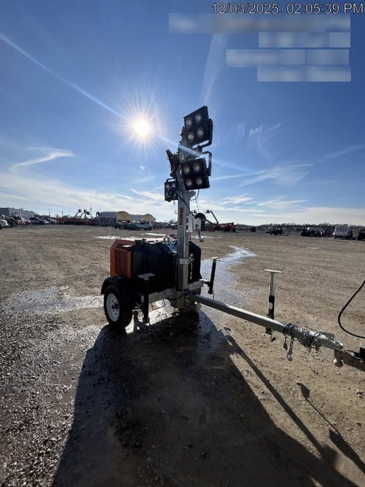 2025 Wanco WLTT-4MM4K Diesel, Mitsubishi L2E, 9.0HP @1800 rpm, Deep Sea Controller, Shore Power Plug, Auto Start, (4) 350W LED Floodlights, 4kW Generator, 60 Gal Fuel Tank, 2" Ball, T3