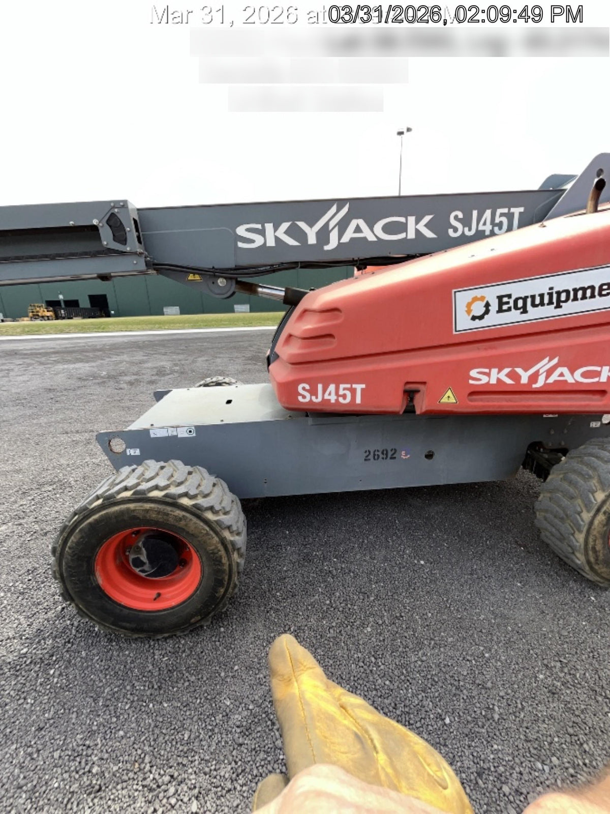 2017 SKYJACK SJ45T+