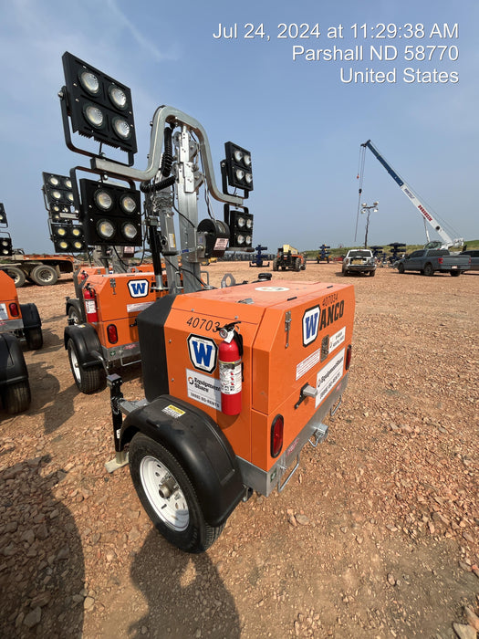 2024 Wanco WLTT-4MM4K Diesel, Deep Sea Controller, Shore Power Plug, Auto Start, (4) 350W LED Floodlights, 4kW Generator, 60 Gal Fuel Tank, 2" Ball, T3