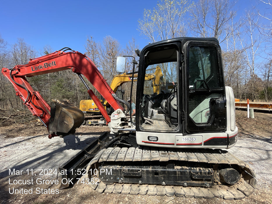 2021 Link-Belt 80X3 Cab/Heat/Air, Rubber Tracks, Manual QC