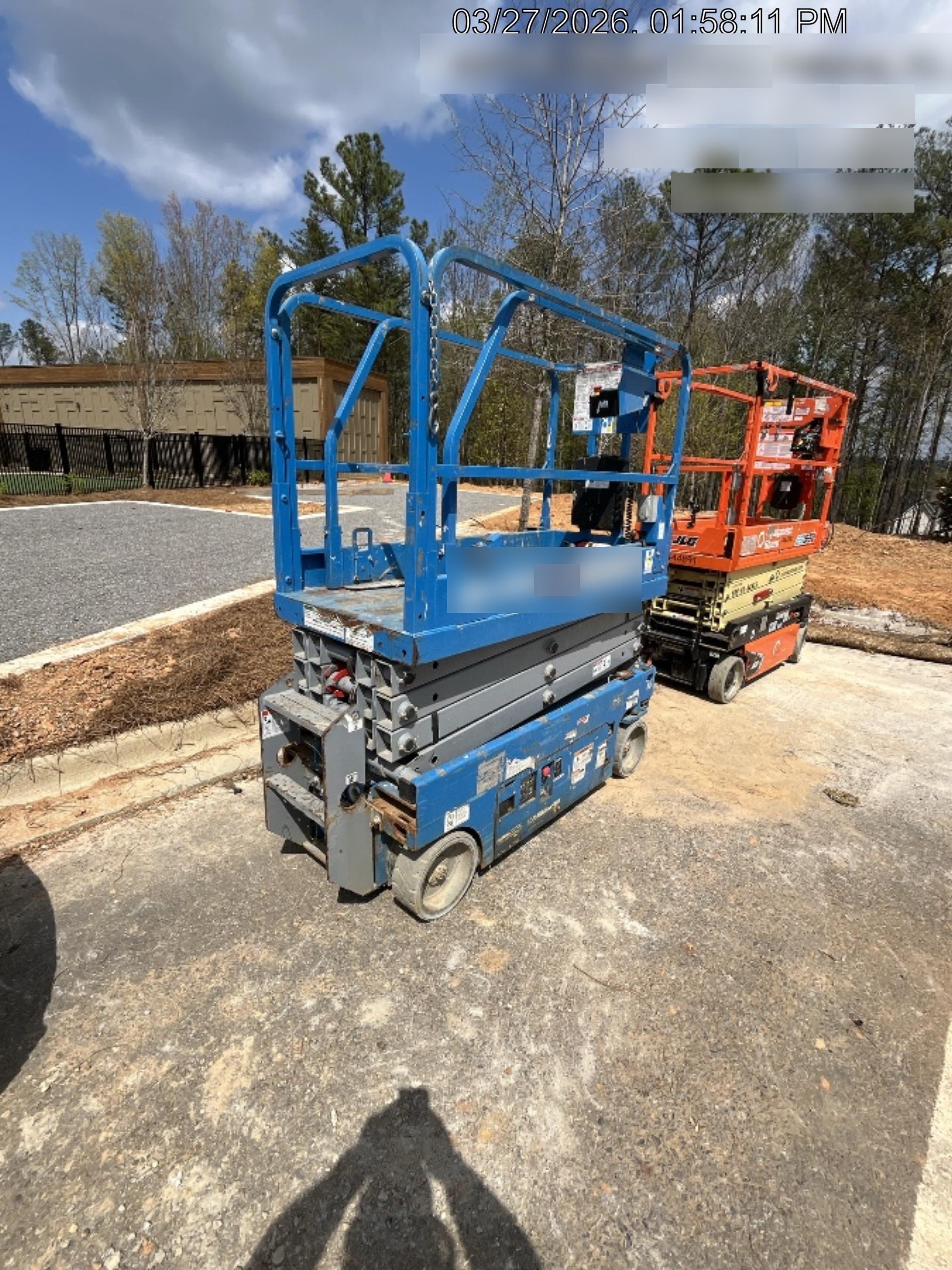 2019 Genie GS-1930 Fixed Rails with Chain Entry