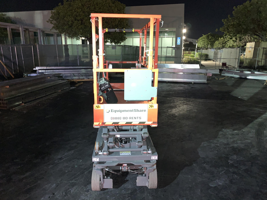 2020 Skyjack SJIII-3219 Solid NM Tires, Half height spring hinged entry gate, Dual Beacons, 800W Inverter