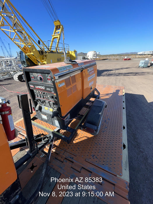 2022 Lincoln Electric LE400 Kubota V1505, Trlr, Cable Rack, Light Kit, ES Decals, T3