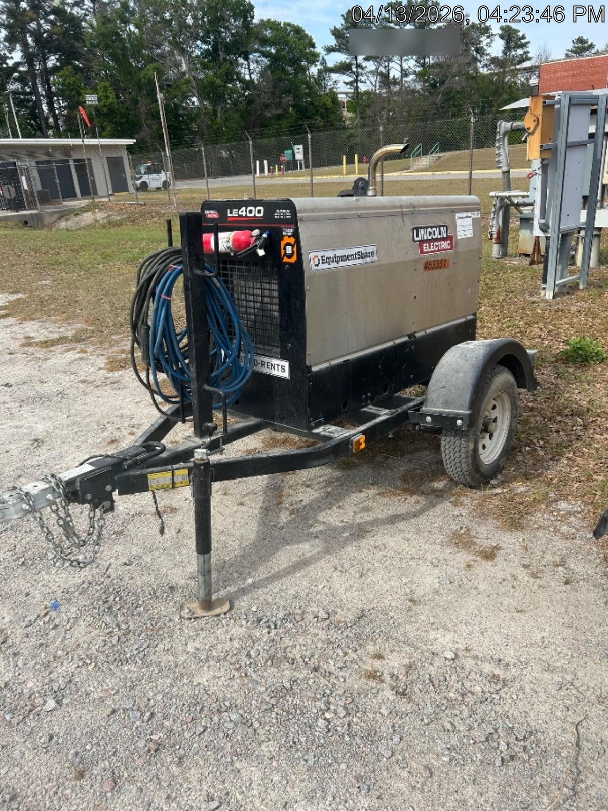 2024 Lincoln Electric LE400 Kubota V1505, Trlr, Cable Rack, Light Kit, ES Decals, T3