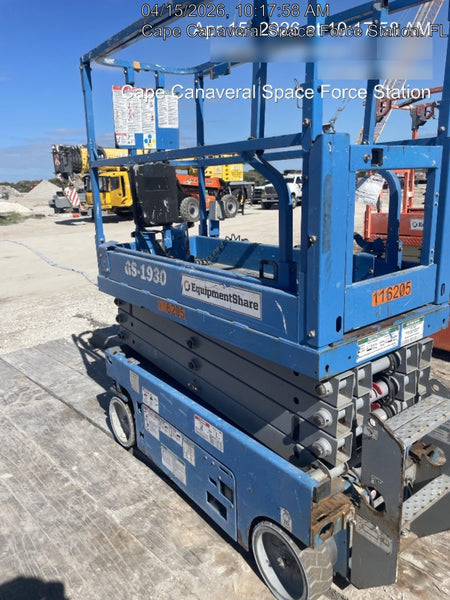 2020 Genie GS-1930 Solid Non Marking Tires, Beacon, Folding rails with half height swing gate