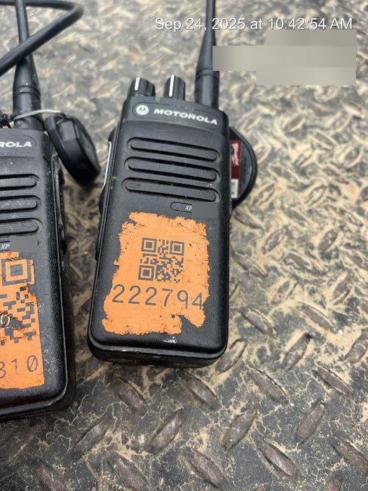 2022 MOTOROLA XPR3300E