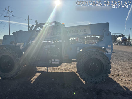 2019 Genie GTH-636 Canopy, Solid RT Tires, LED Work Lights, Beacon 60" QA Carriage, 48" Forks