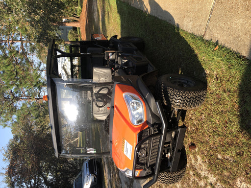 Kubota RTV-X1140W-H 4wd Utility Cart, 4 Seat, Diesel, LED Strobe, Windshield Tempered Glass, Plastic Canopy, Wire Harness Kit, Backup Alarm