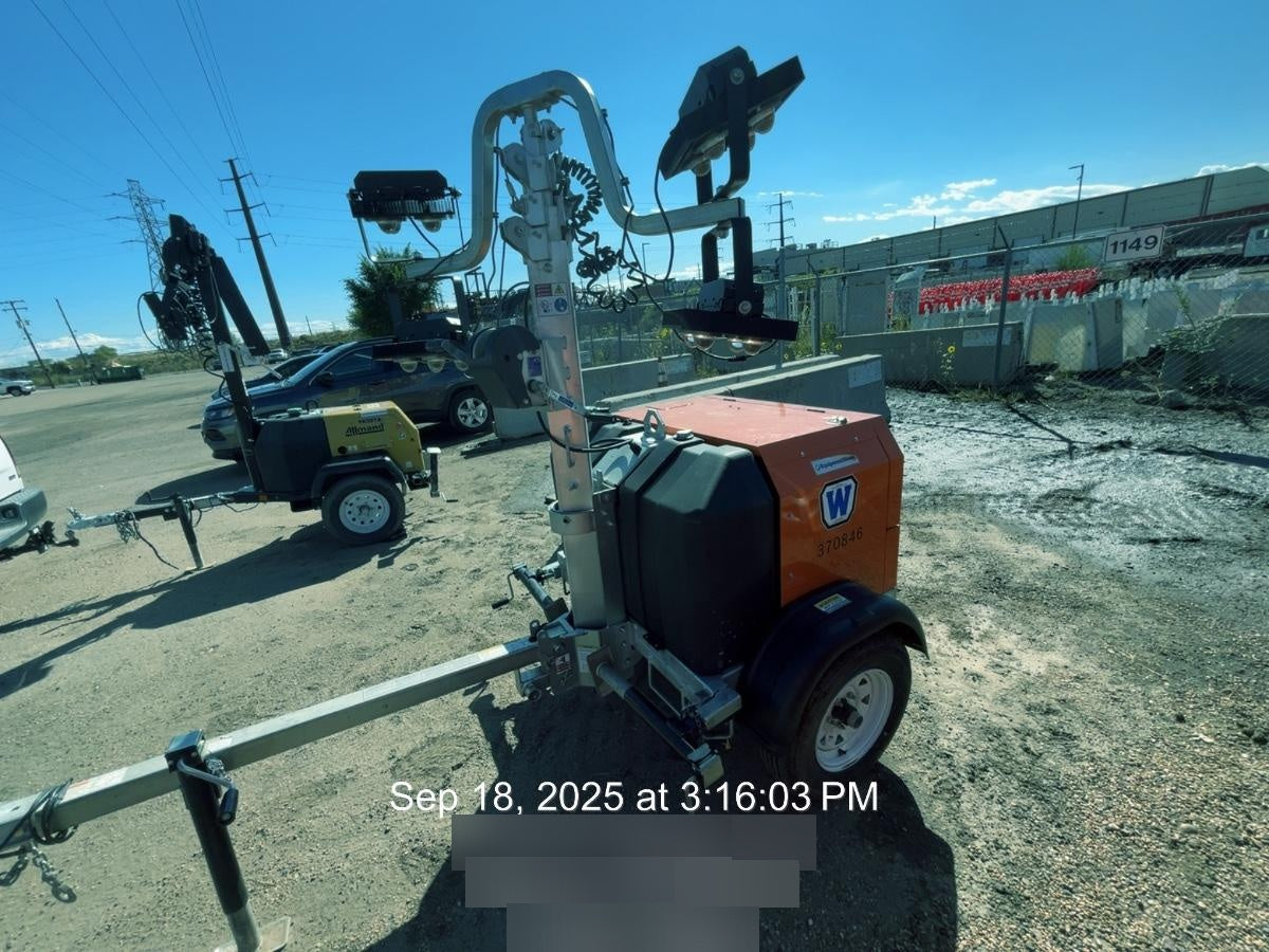 2023 Wanco WLTT-4MM4K Diesel, Deep Sea Controller, Shore Power Plug, Auto Start, (4) 350W LED Floodlights, 4kW Generator, 60 Gal Fuel Tank, 2" Ball, T3