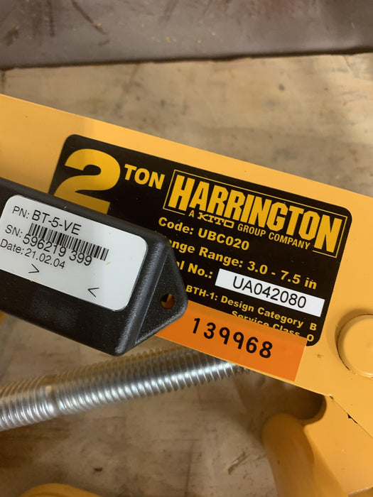 2021 HARRINGTON UBC020