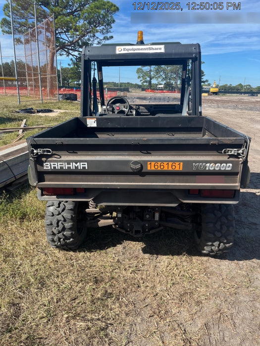 2021 Yanmar YU1000 Canopy, Steel Wheel, Poly WindShield, Beacon, Backup Alarm