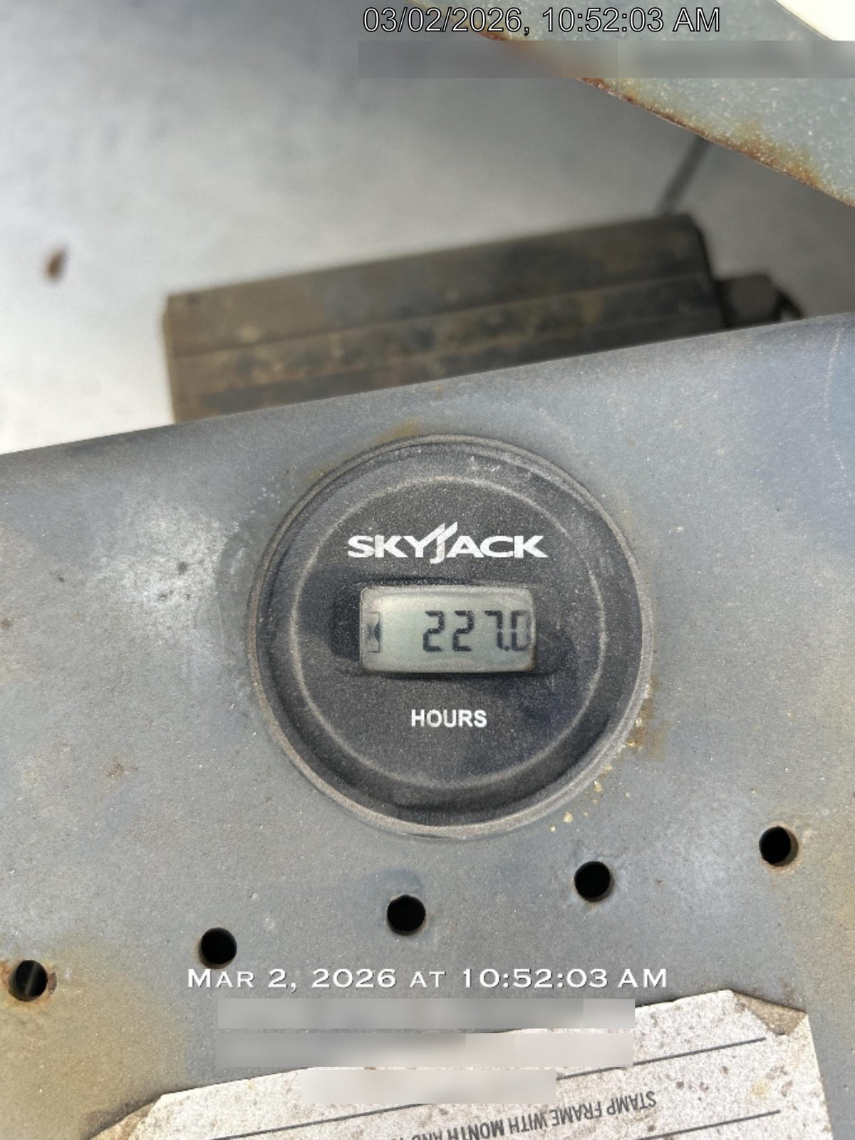 2018 Skyjack SJIII-3226 Skyjack SJIII3226 Scissor Lift w/Trojan Batteries