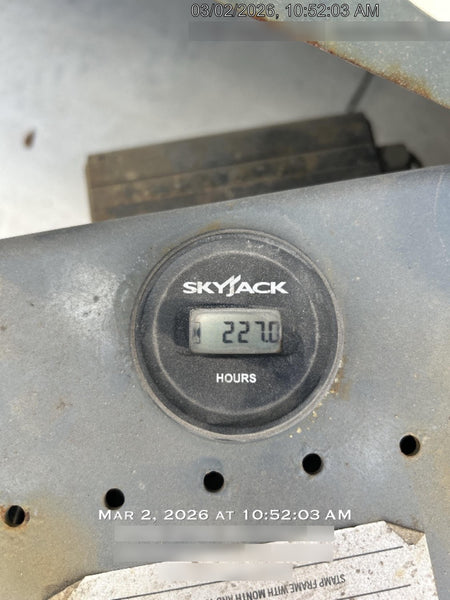 2018 Skyjack SJIII-3226 Skyjack SJIII3226 Scissor Lift w/Trojan Batteries