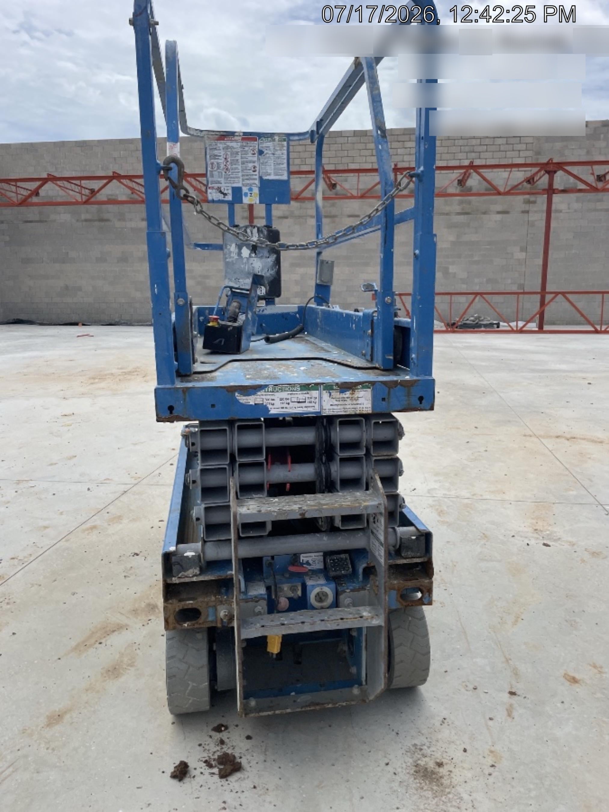 2019 Genie GS-1930 Fixed Rails with Chain Entry