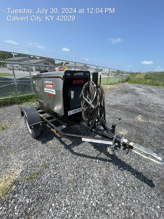 2024 Lincoln Electric LE400 Kubota V1505, Trlr, Cable Rack, Light Kit, ES Decals, T3