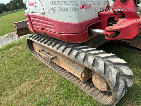 2019 Takeuchi TB290 Takeuchi TB290 Cab/Heat/AC w/Rubber Tracks, Auxiliary Hydraulics, Dozer Blade, Manual QC, 18/24/36" Buckets, Hydraulic Thumb Installed