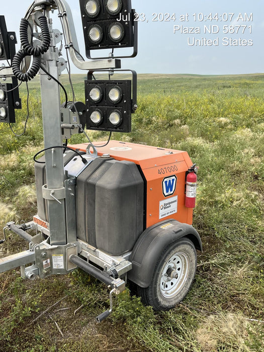 2024 Wanco WLTT-4MM4K Diesel, Deep Sea Controller, Shore Power Plug, Auto Start, (4) 350W LED Floodlights, 4kW Generator, 60 Gal Fuel Tank, 2" Ball, T3