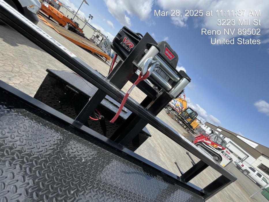 2025 TEXAS PRIDE TRAILERS 21' Lowboy Gravity Tilt Bed 14K Bumper Pull Trailer