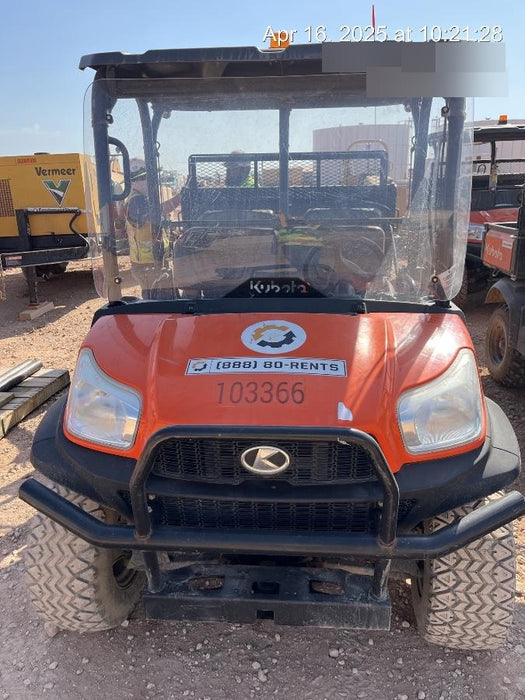 2020 Kubota RTV-X1140W-H 4WD utility cart -LED strobe -Windshield tempered glass -Plastic canopy -Wire harness kit -Backup alarm