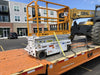 Custom Equipment HB-1430 <ul>
 <li>Hy-Brid Scissor Lift</li>
  <li>Platform capacity up to 670 lbs.</li>
  <li>Working height up to 20 ft</li>
  <li>Weighs under 1,700 lbs.</li>
  <li>Non-marking wheels </li>
</ul>
