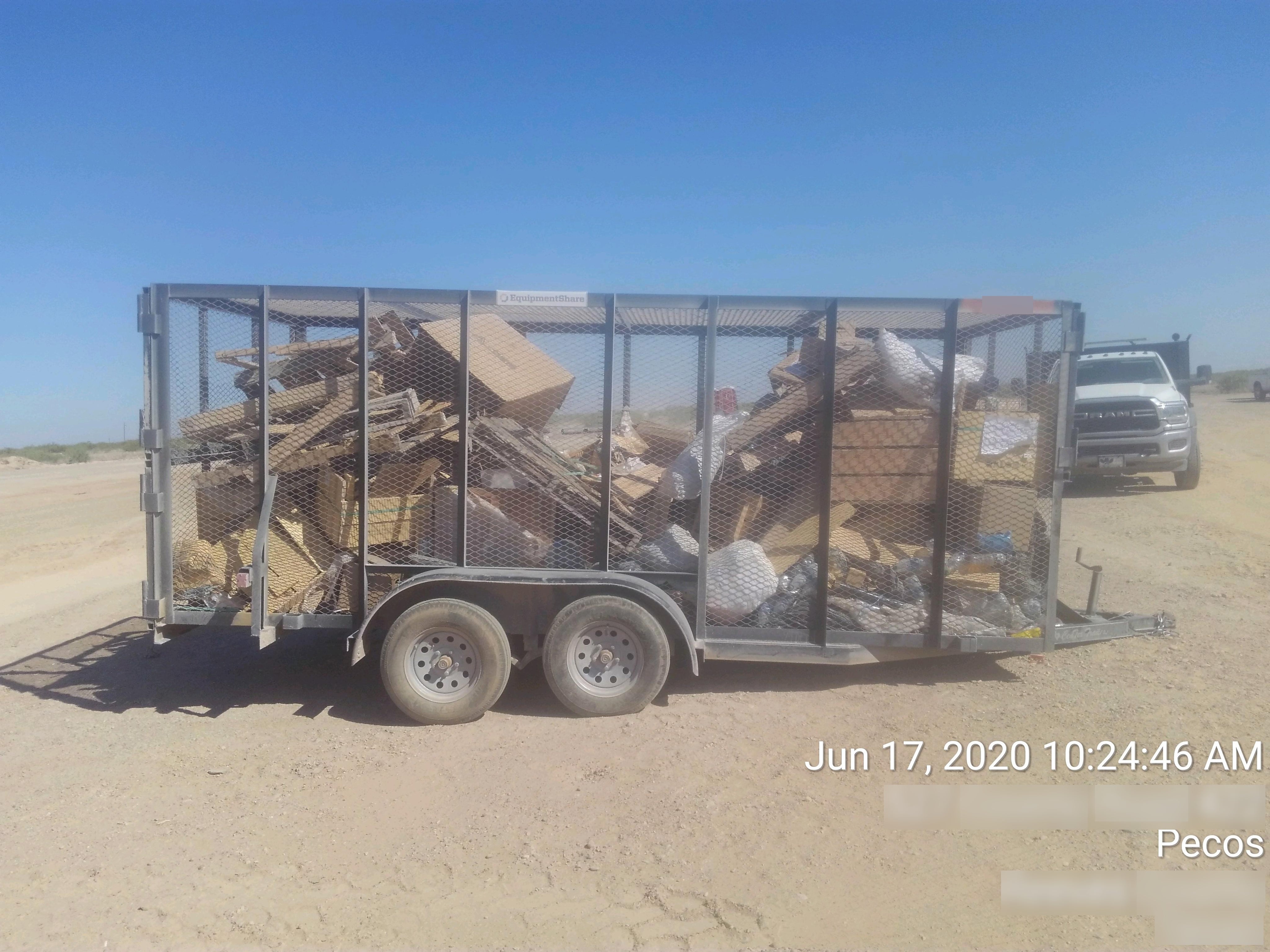 2019 CENTEX Trash Trailer