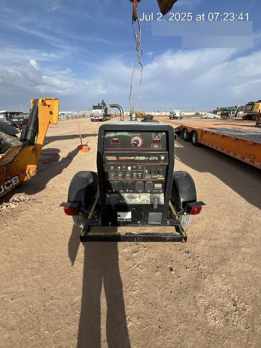 2019 Lincoln Electric Vantage 322 Ready-Pak 3, Two Wheel Trailer, Fender and Light Kit, Cable Rack