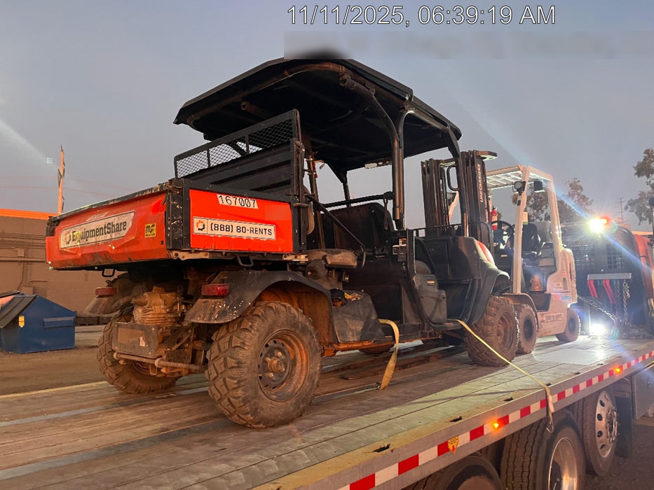 2021 Kubota RTV-X1140W-H Plastic Canopy, Windshield Acrylic Clear, LED Strobe Light, Wire Harness Kit, Back up Alarm