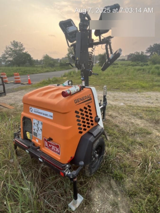 2023 Generac MLT2 Diesel, Flex Switch 120V Input, Powerzone Controller, 
(4) 320W LED Lights, 4kW Generator, 39.9 Gal Fuel Tank, 2" Ball, T3