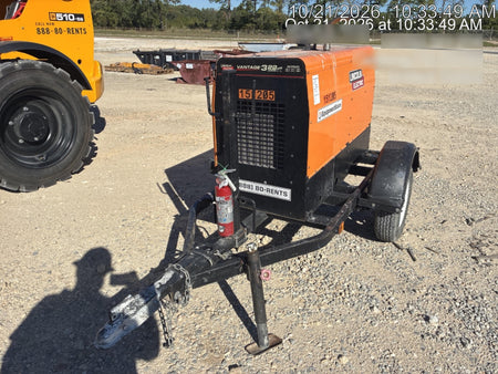 2021 Lincoln Electric Vantage 322 Vantage 322 Ready Pak 3 w/ Telematics & Decals, ORANGE (includes trailer, cable rack, fender light kit)