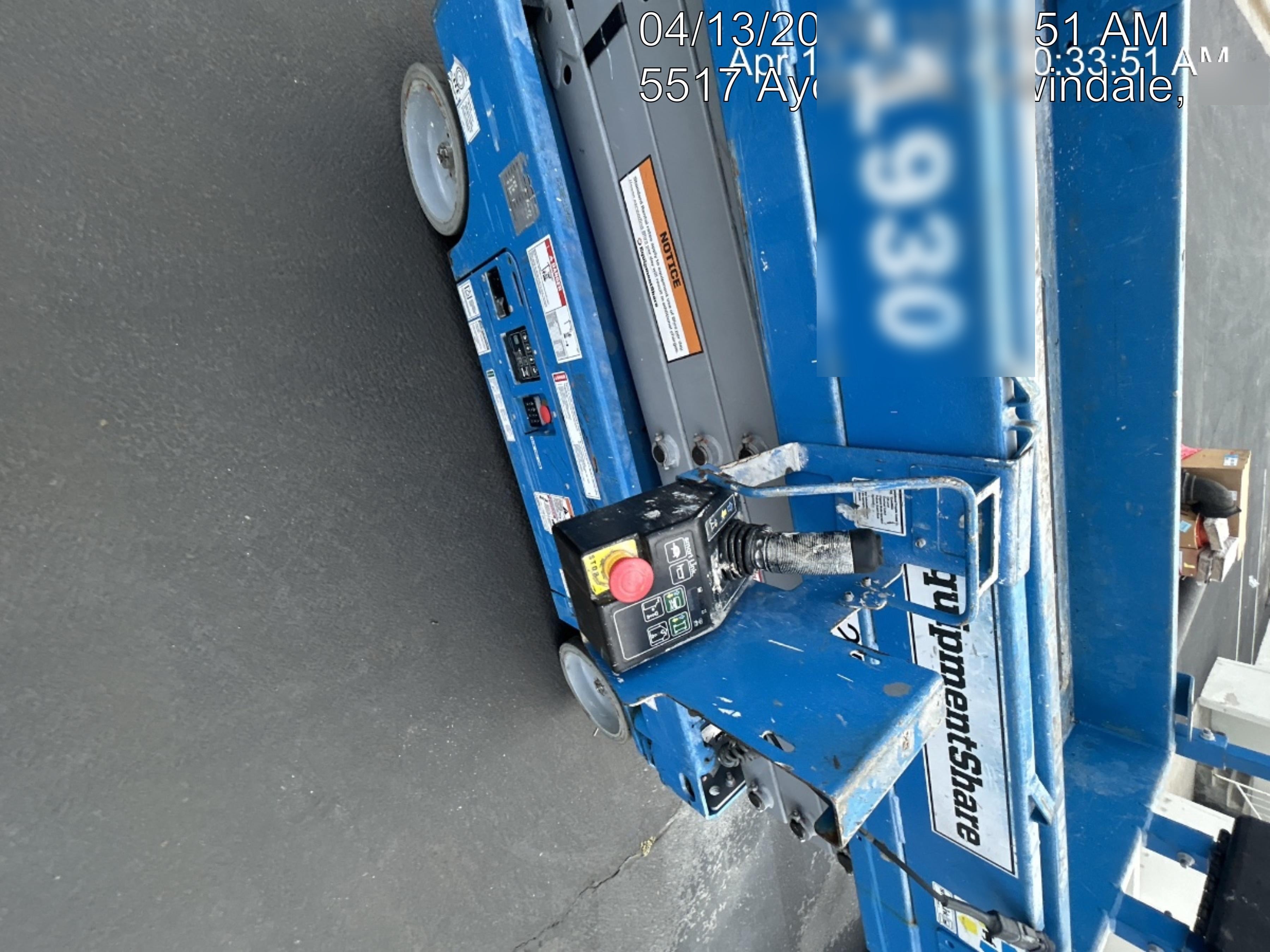 2020 Genie GS-1930 Solid Non Marking Tires, Beacon, Folding rails with half height swing gate, 800W Inverter