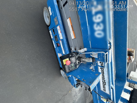 2020 Genie GS-1930 Solid Non Marking Tires, Beacon, Folding rails with half height swing gate, 800W Inverter