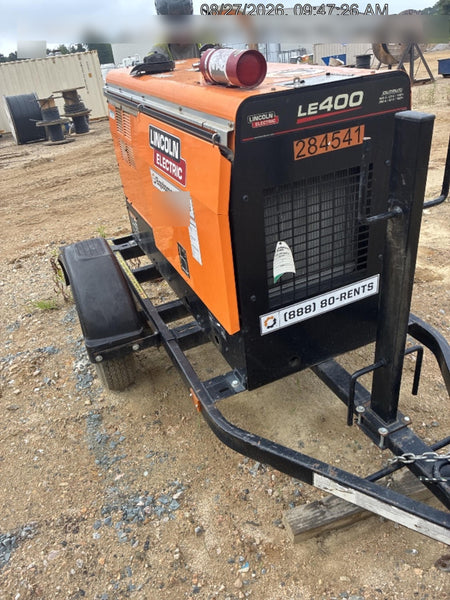 2022 Lincoln Electric LE400 Kubota V1505, Trlr, Cable Rack, Light Kit, ES Decals, T3