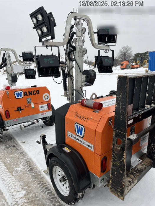 2024 Wanco WLTT-4MM4K Diesel, Deep Sea Controller, Shore Power Plug, Auto Start, (4) 350W LED Floodlights, 4kW Generator, 60 Gal Fuel Tank, 2" Ball, T3