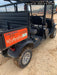 2020 Kubota RTV-X1140WL-H 4 seat diesel cart, plastic canopy, HD tires, steel wheels, tinted windshield, strobe light, and backup alarm