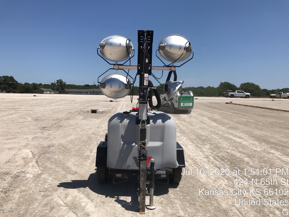 2019 Wacker Neuson LTV6L-MH Wacker Neuson LTV6L Mobile Light Tower w/Fuel Level Sensor Installed