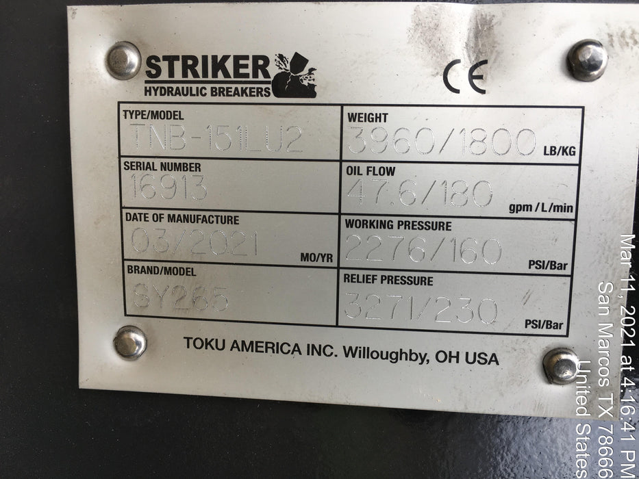 2021 STRIKER TNB-151	