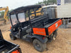 2021 Kubota RTV-X1140W-H Plastic Canopy, Windshield Acrylic Clear, LED Strobe Light, Wire Harness Kit, Back up Alarm