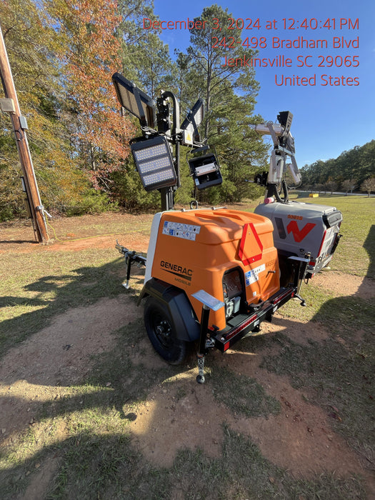 2024 Generac MLT6SKDS-STD4 ELEC WINCH Diesel, Electric Winch Mast, Powerzone Controller, (4) 320W LED Lights, 4kW Generator, 39.9 Gal Fuel Tank, 2" pintle, T3