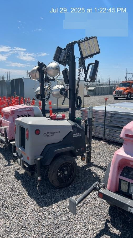 2024 Wacker Neuson LTT4 Diesel, Kohler KDW702, Deep Sea Controller, Auto Start, LED 320W, Bypass Outlet, T3
