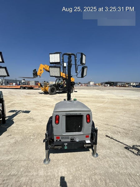 2024 Wacker Neuson LTT4 Diesel, Kohler KDW702, Deep Sea Controller, Auto Start, LED 320W, Bypass Outlet, T3