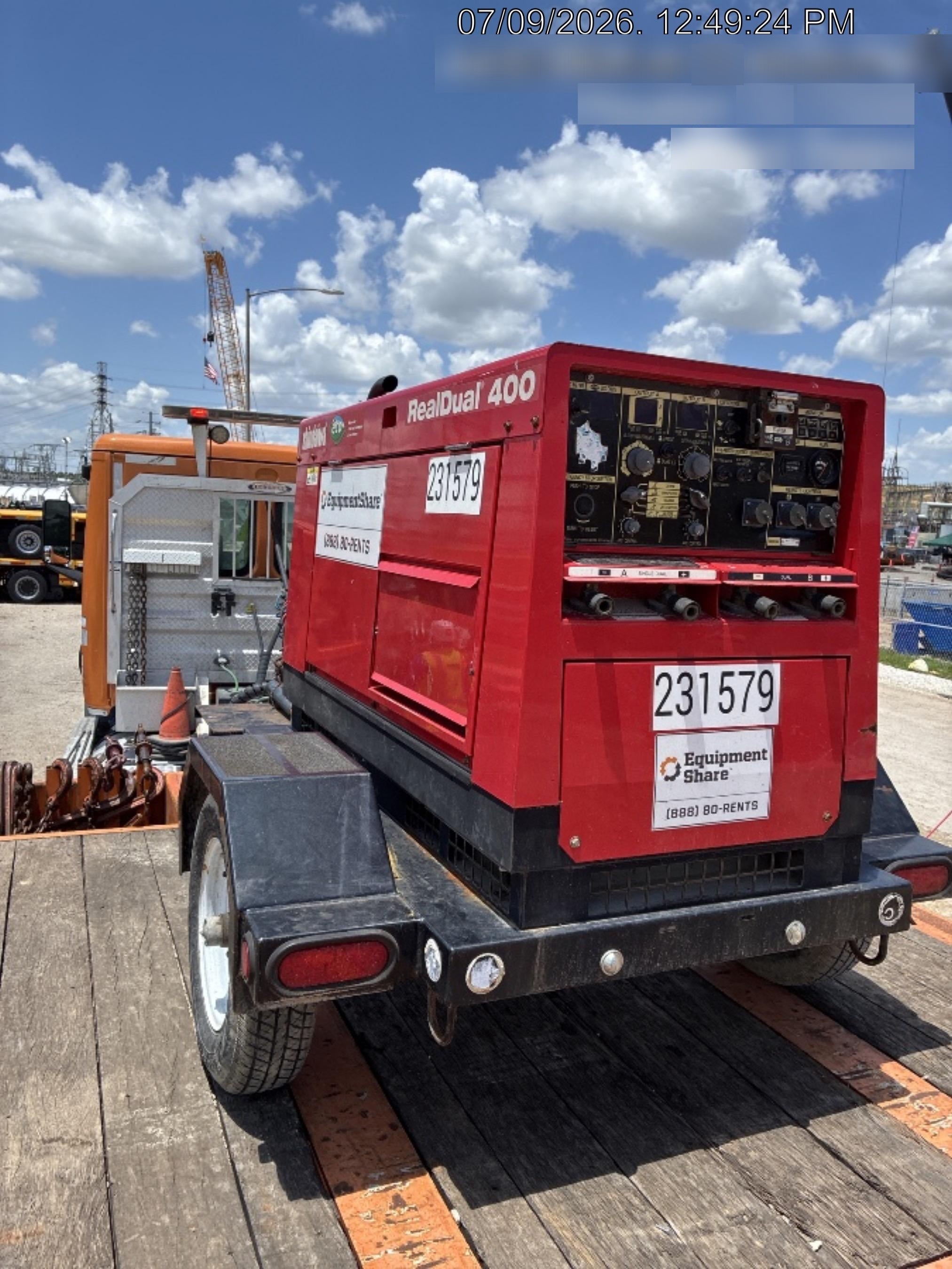 2022 Shindaiwa DGW400MDL Kubota D902 Engine, 23 HP, Dual Op Welder, Wire, Arc, Droop Stick, Tig, and CC Stick Functionality, Simulphase, 3 Phase and 1 Phase Gen Output, Single Axle NB Trlr, Slr Trckl Chrg 12V 12W, Fire Ext