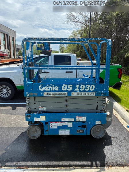 2018 Genie GS-1930 Genie GS-1930 w/Fixed Rail, Chain Entry