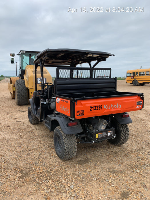 2022 Kubota RTV-X1140W-H Plastic Canopy, Windshield Acrylic Clear, LED Strobe Light, Wire Harness Kit, Back up Alarm