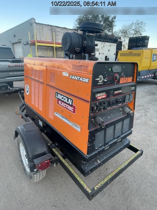 2021 Lincoln Electric Vantage 549X Ready Pak 3, ORANGE (includes trailer, cable rack, fender light kit)