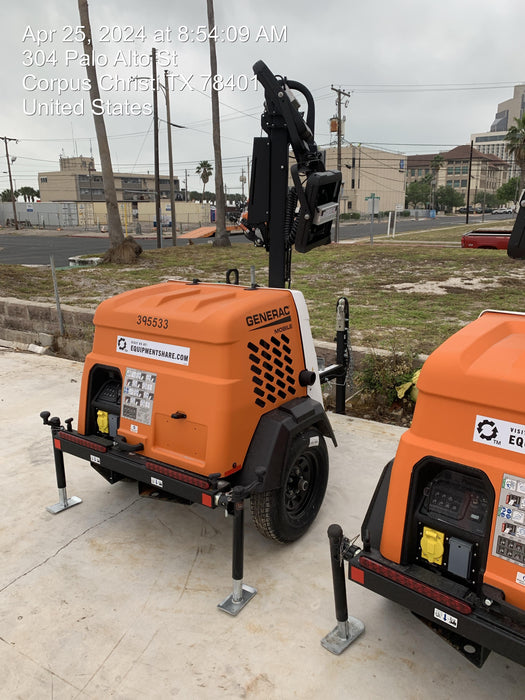 2024 Generac MLT2 Diesel, Flex Switch 120V Input, Powerzone Controller, 
(4) 320W LED Lights, 4kW Generator, 39.9 Gal Fuel Tank, 2" Ball, T3