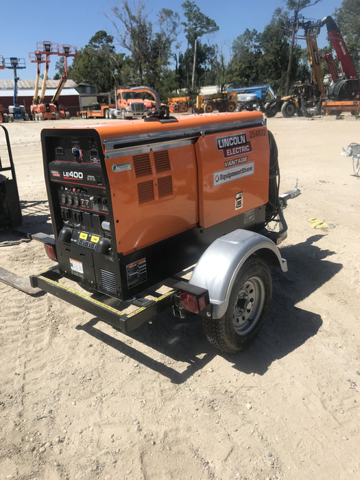 2022 Lincoln Electric LE400 Kubota V1505, Trlr, Cable Rack, Light Kit, ES Decals, T3