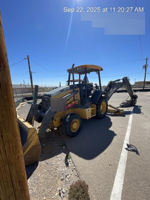 2019 John Deere 310LEP 4wd, Canopy, Standard dipper, ISO, Rear Auxiliary Hydraulics, Manual QC