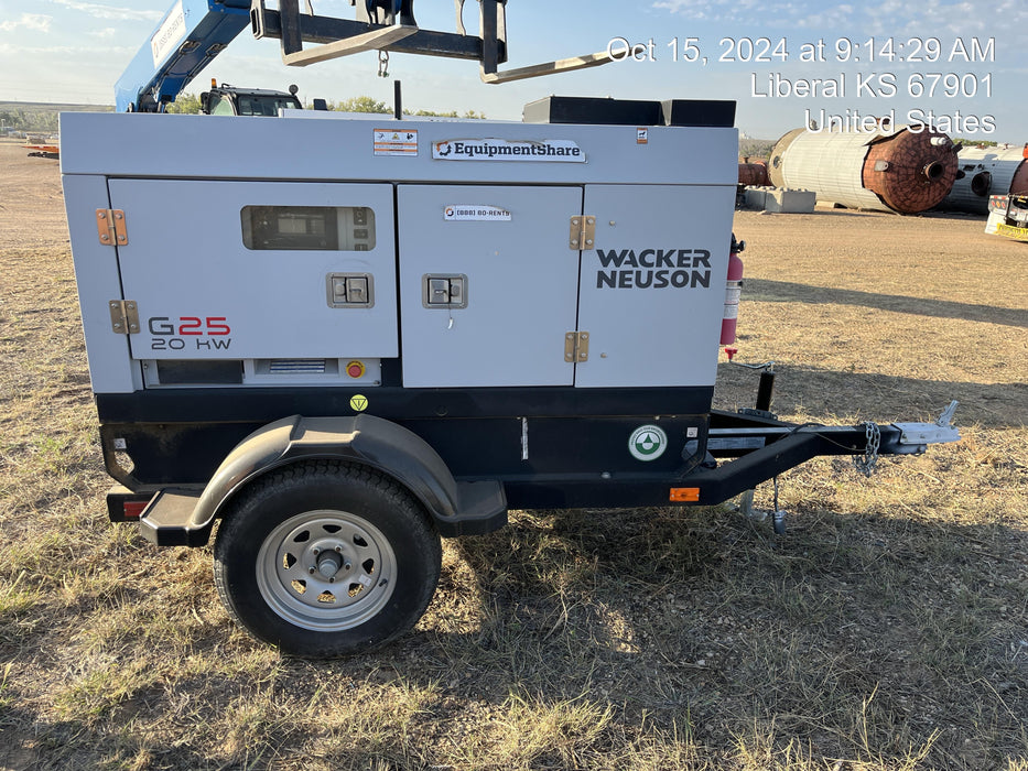 2020 WACKER NEUSON G25